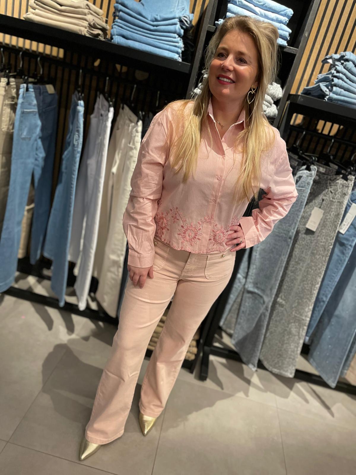 Jeans Feline Roze 77352U#