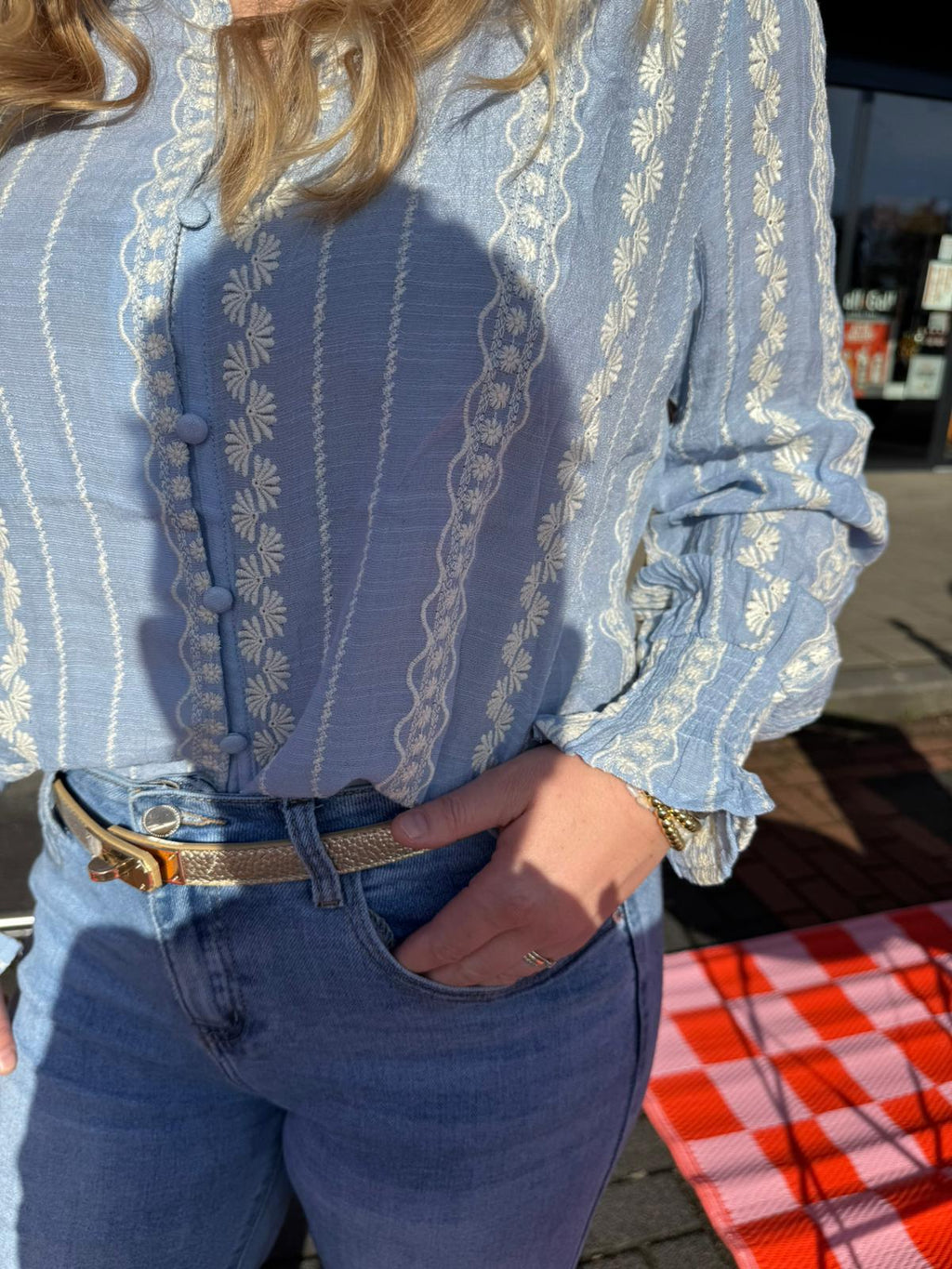Blouse Lore blauw