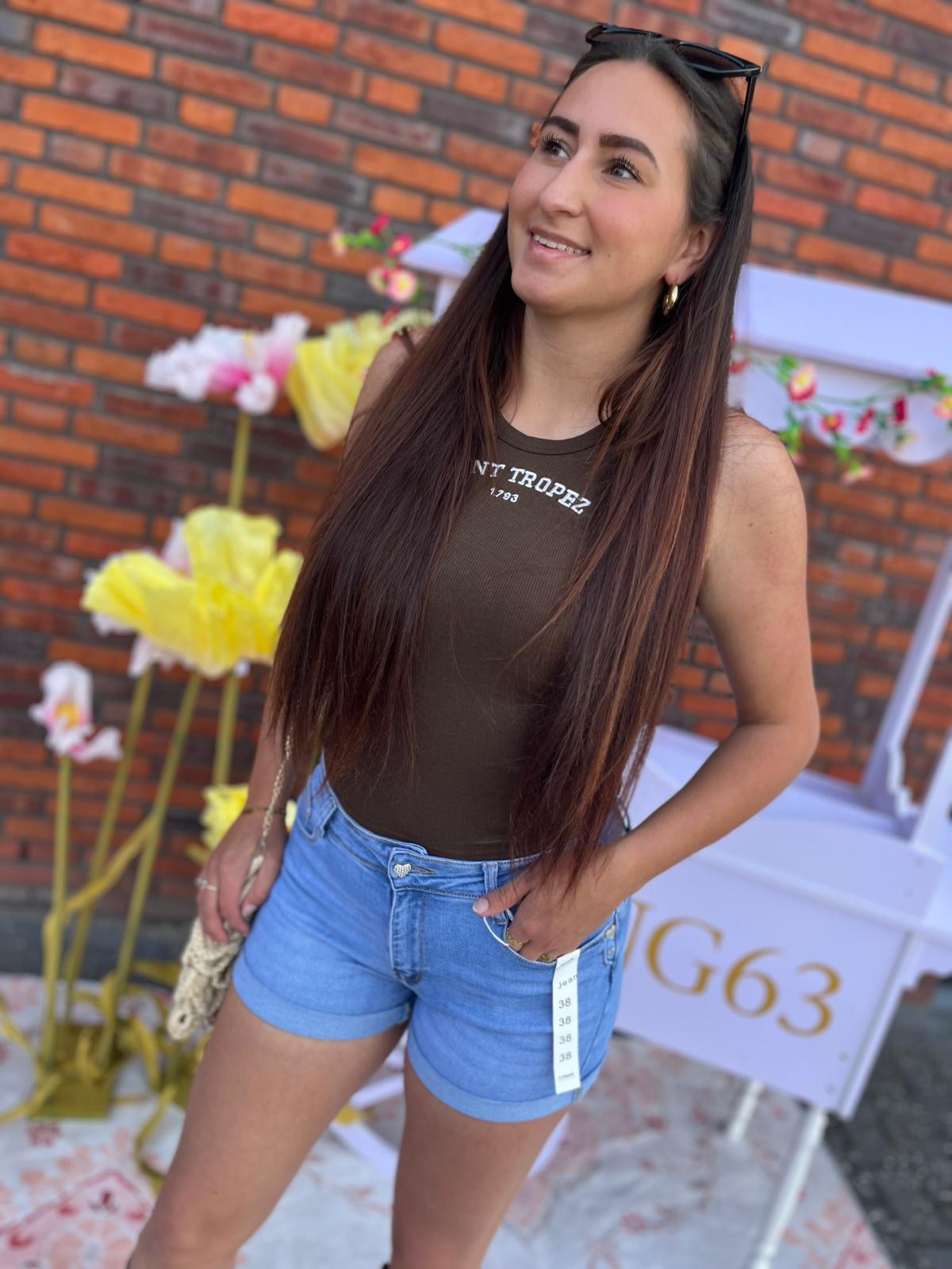Jeans short Heart