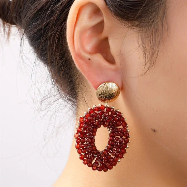 Oorbel Day & Eve Molly bordeaux