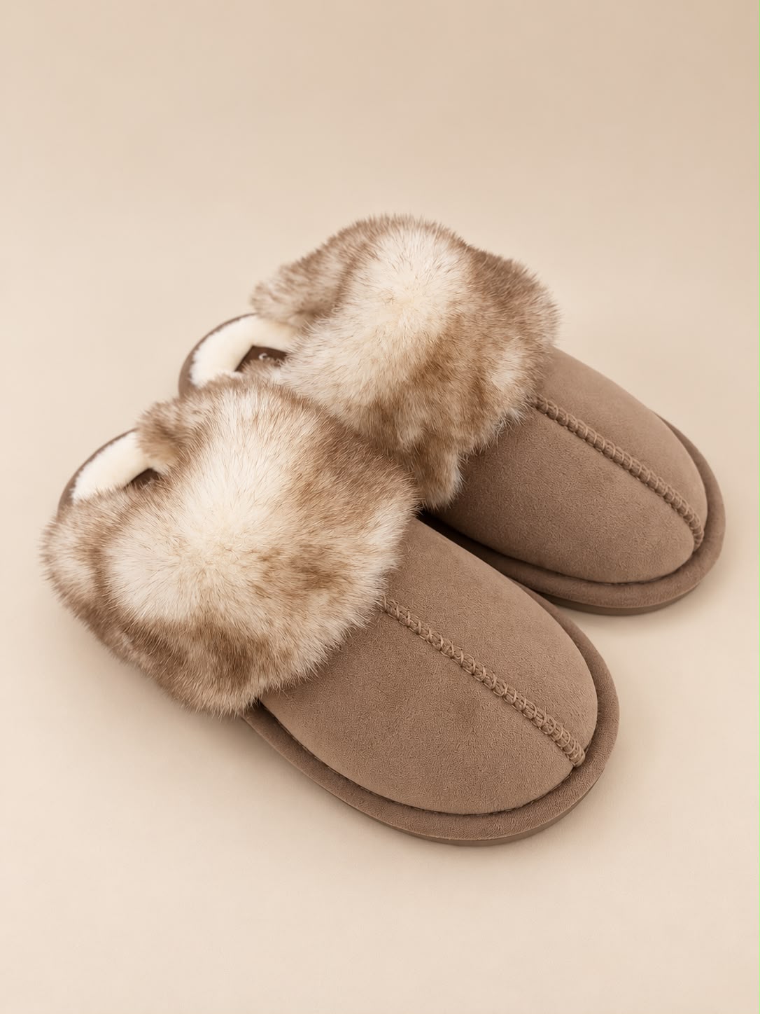 Sloffen beige