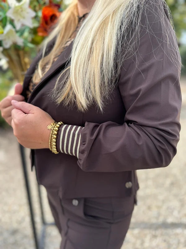 Triple Nine - Blazer Golda Dark Brown
