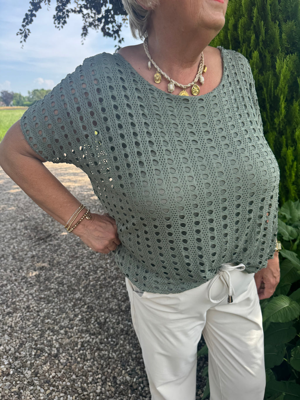 Topper DEAL army groen