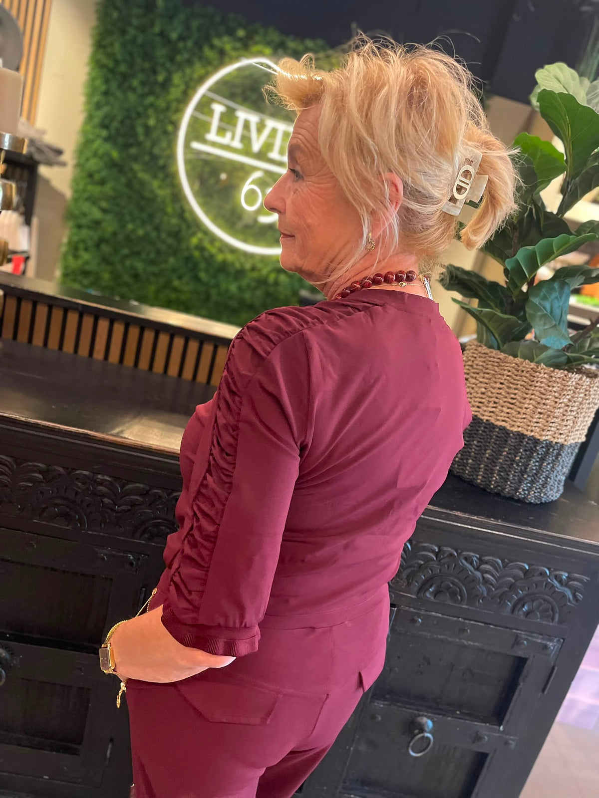 Angelle milan - Shirt bordeaux 2624