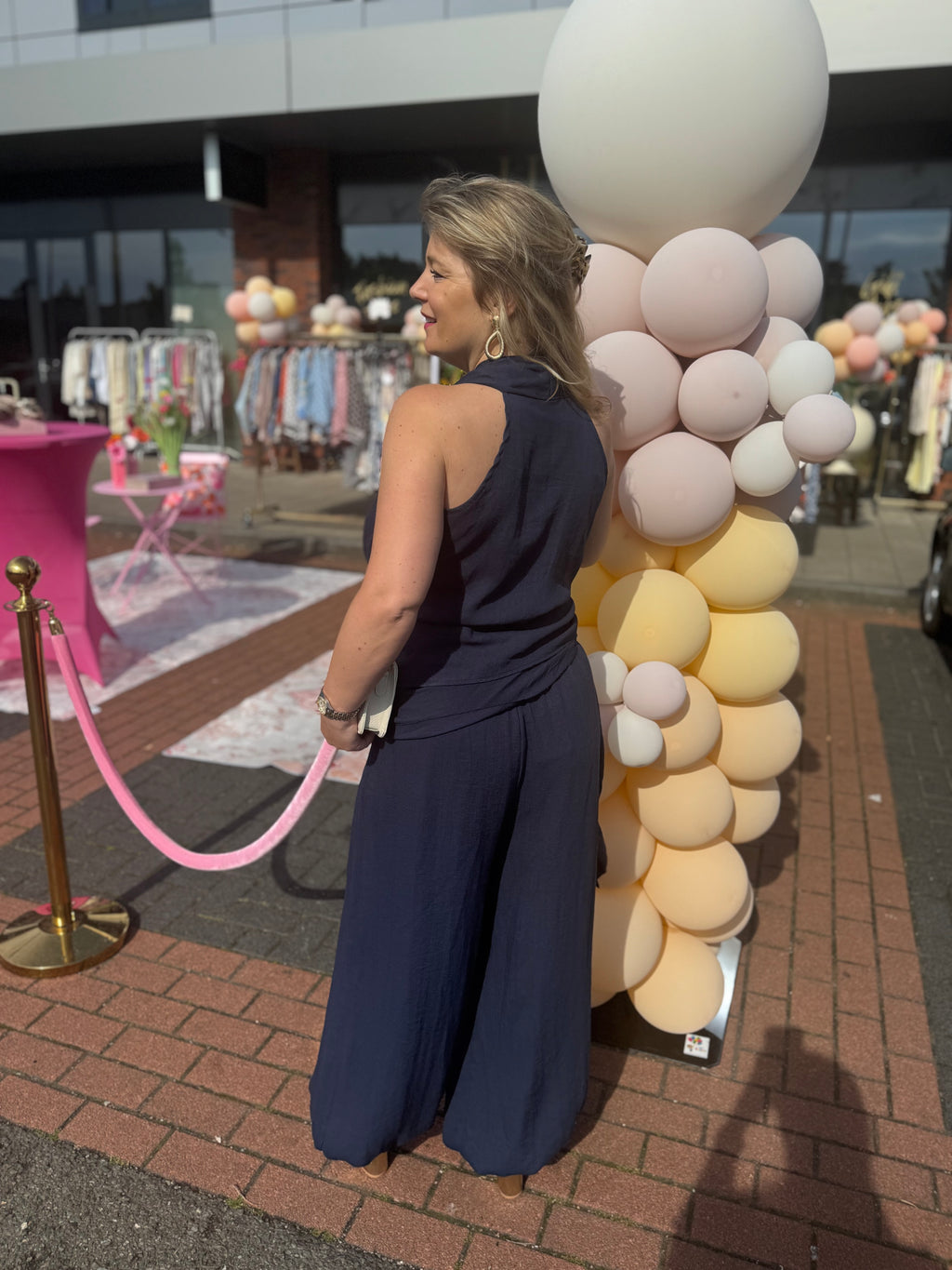 Top lisa donkerblauw