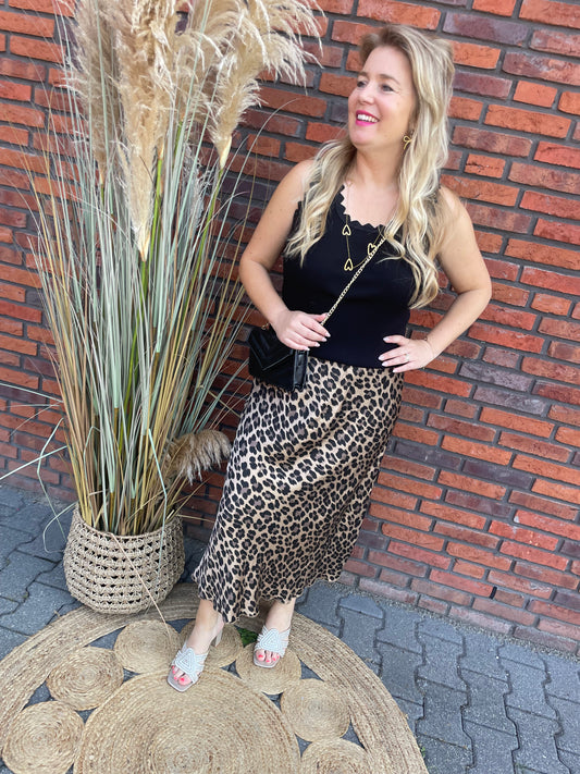 Rok Stacey panter zwart