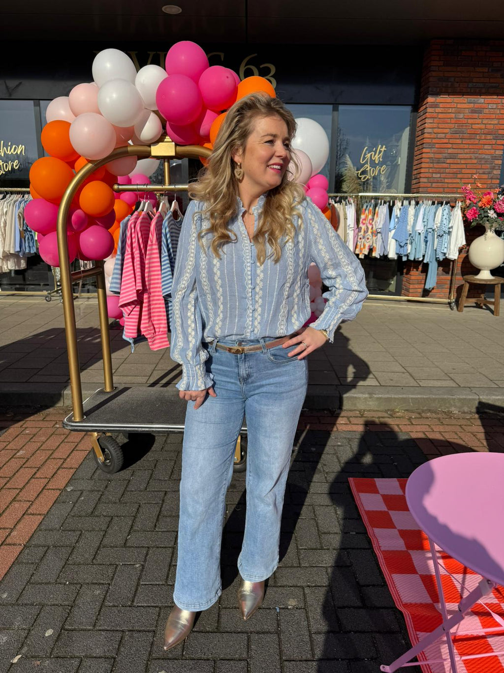 Blouse Lore blauw