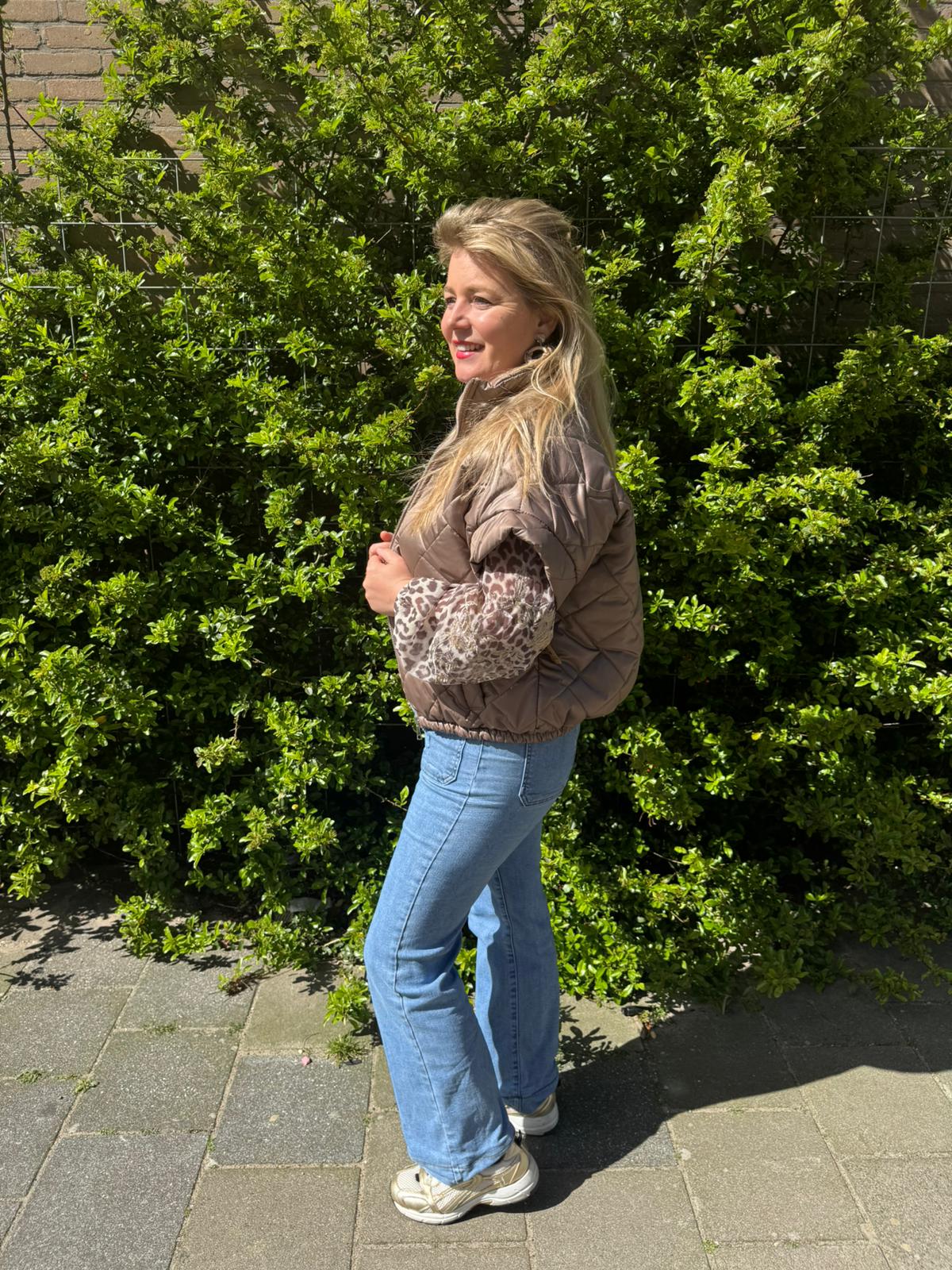 Bodywarmer Lizzy taupe