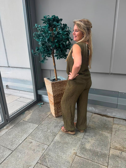 Broek Rosy groen