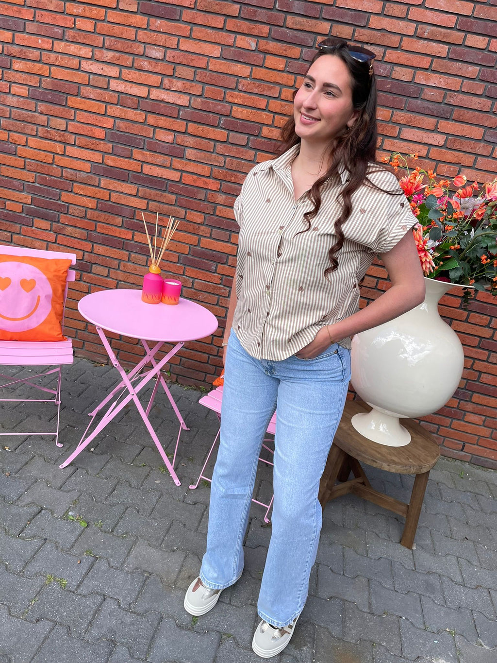 Blouse Marloes hartjes