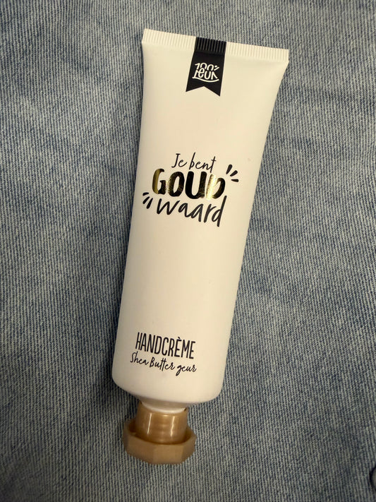 100% leuk Handcrème-je bent goud waard