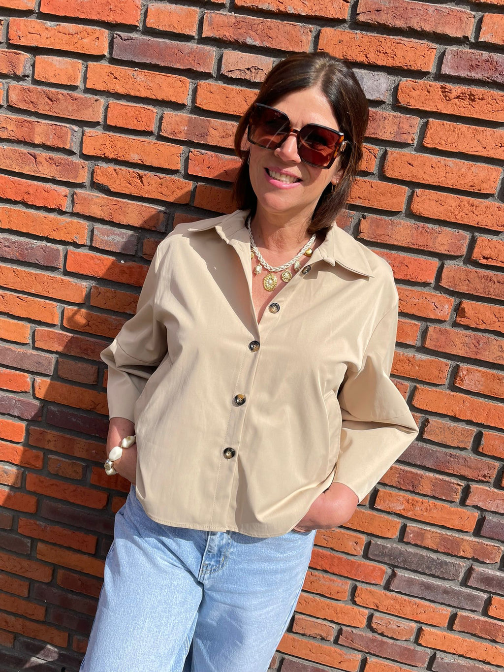 Trenchcoat Sophie beige