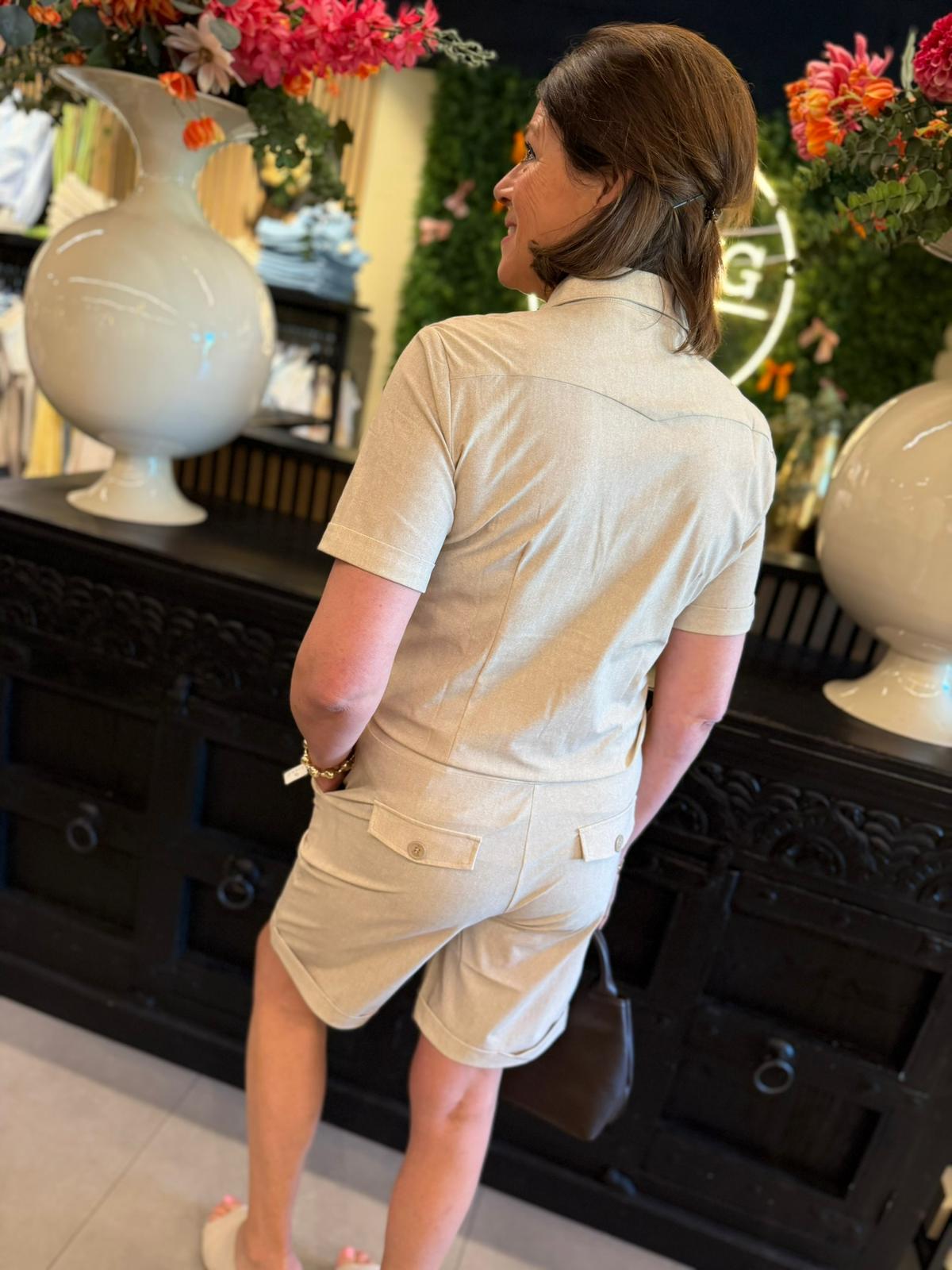 Mi Piace - blouse Latte linnen MP202031P