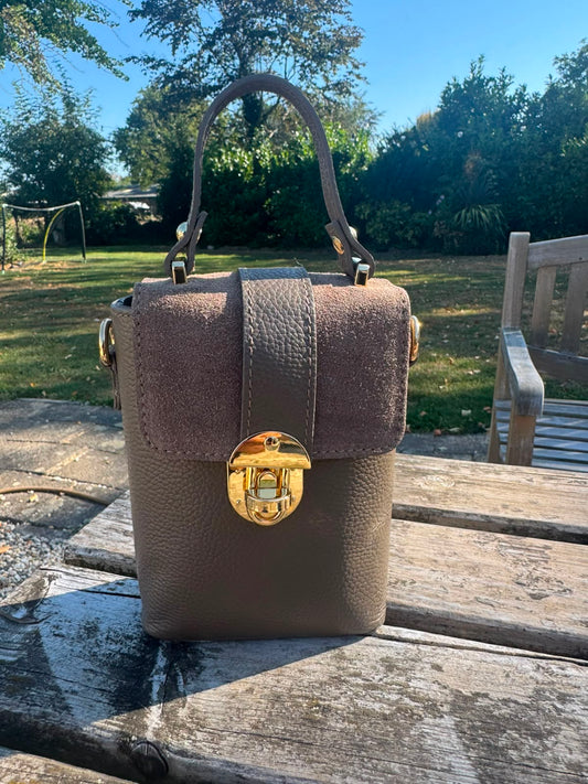 Tas Trey taupe