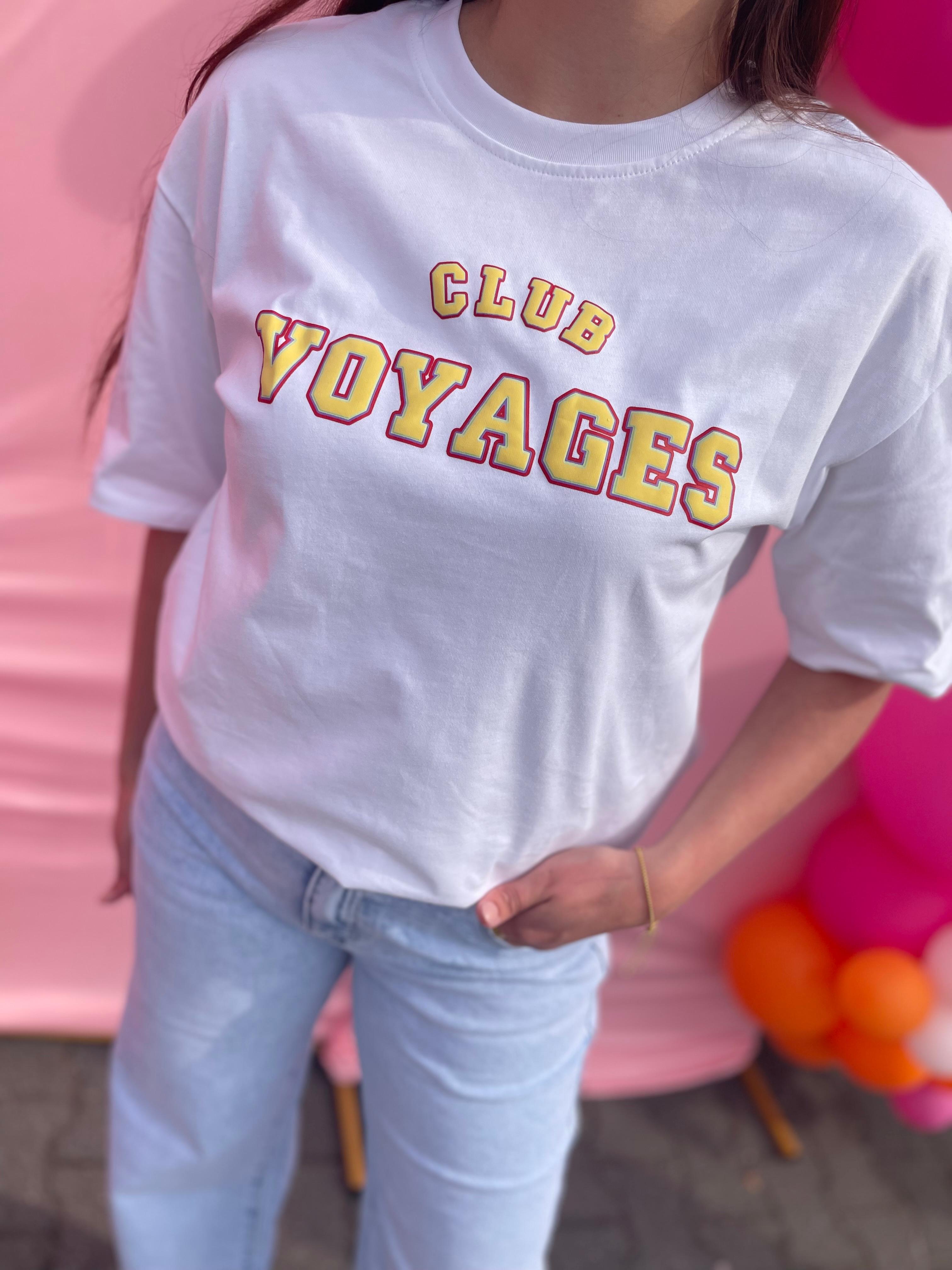 Shirt Club Voyages wit