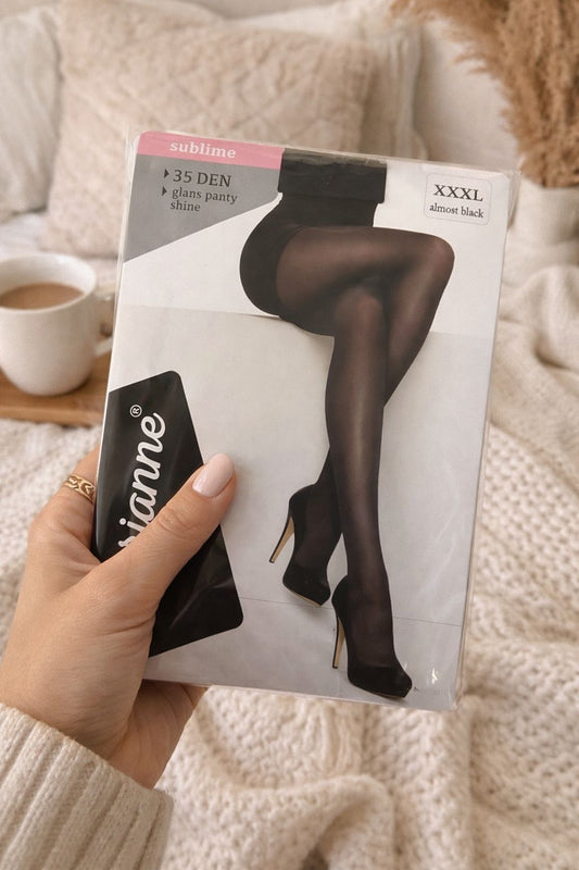 Marianne 35 denier panty almost black