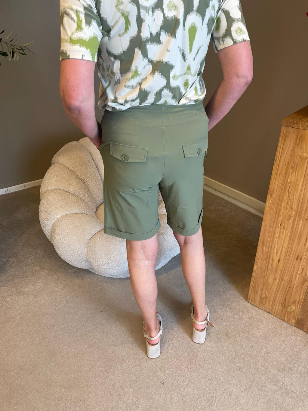 Mi Piace - travel short Olive MP202423