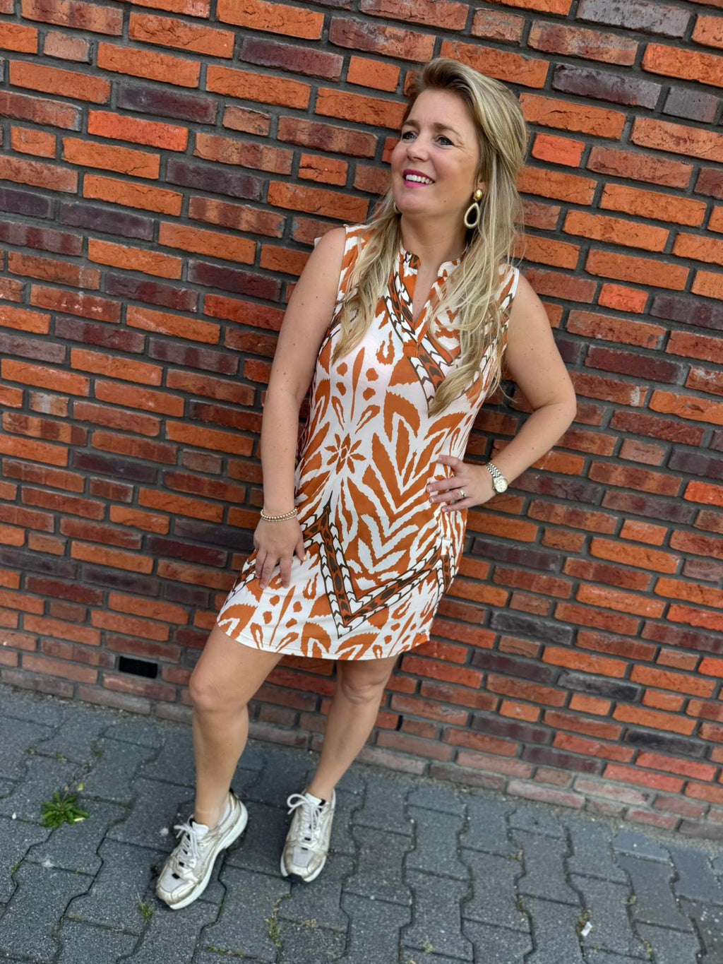 Angelle Milan jurk zonder mouw Mischa