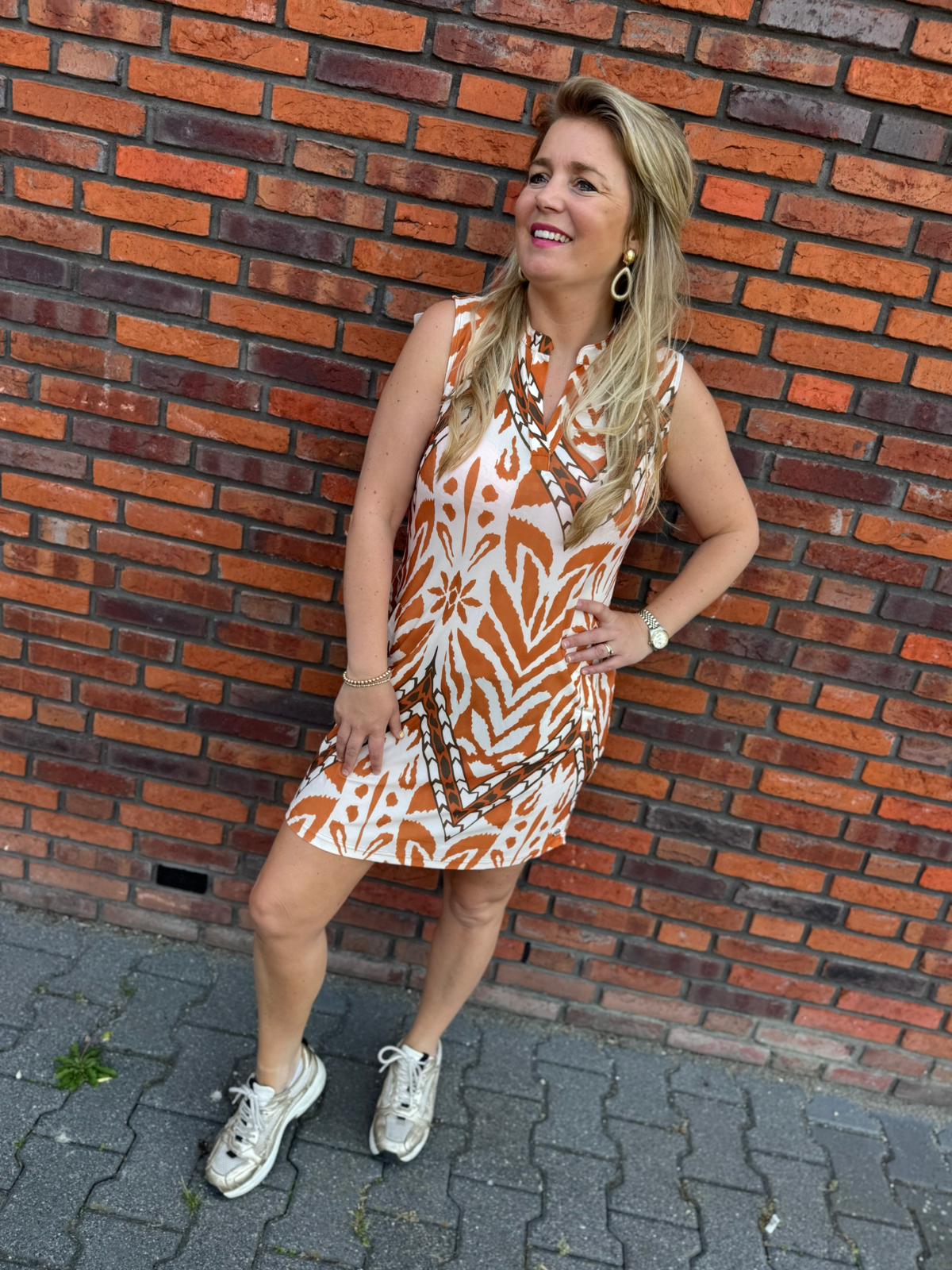 Angelle Milan jurk zonder mouw Mischa