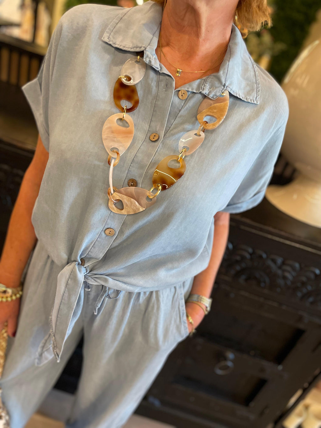 Spijkerblouse Sylke