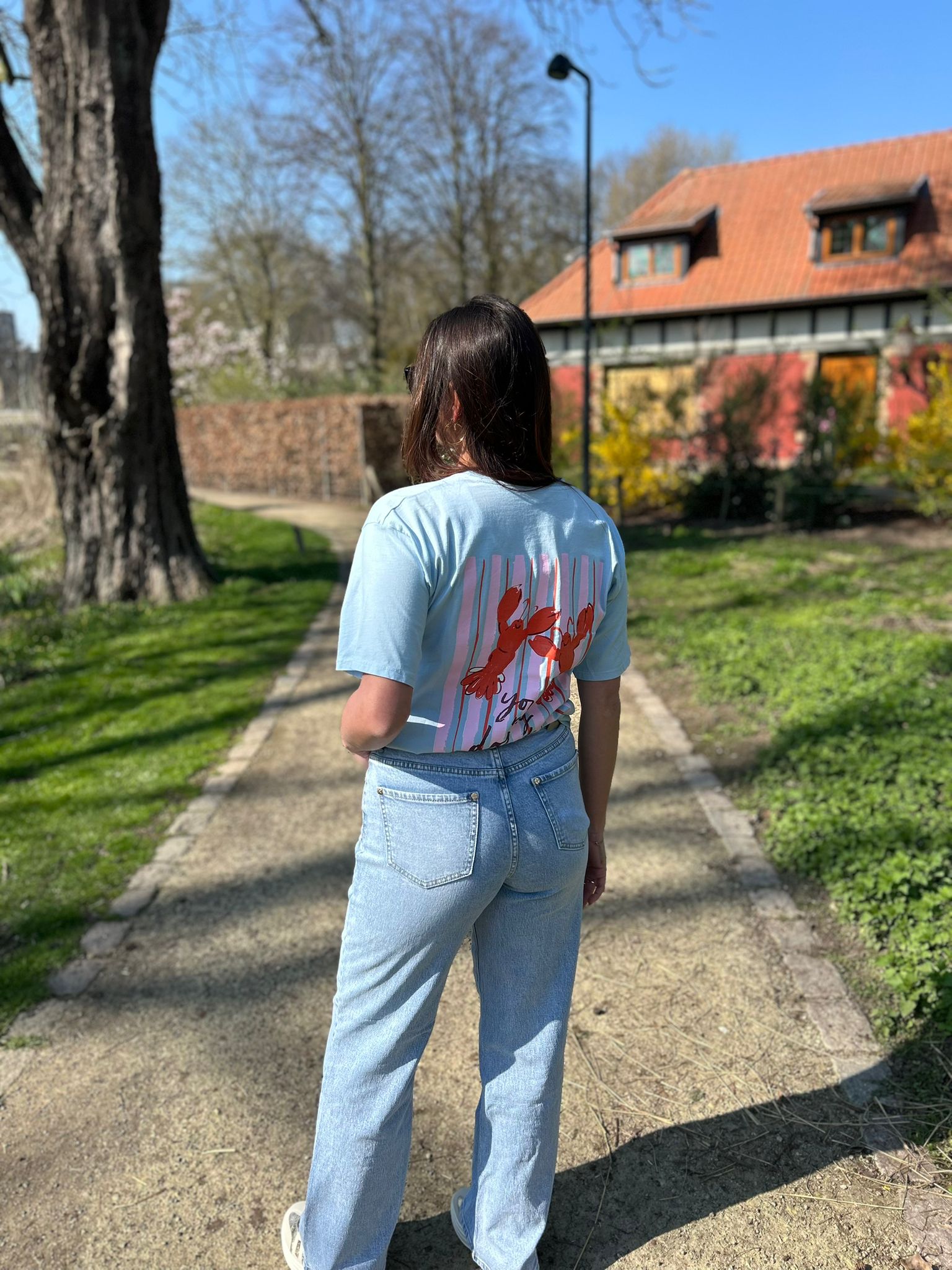 T-shirt Lobster blauw
