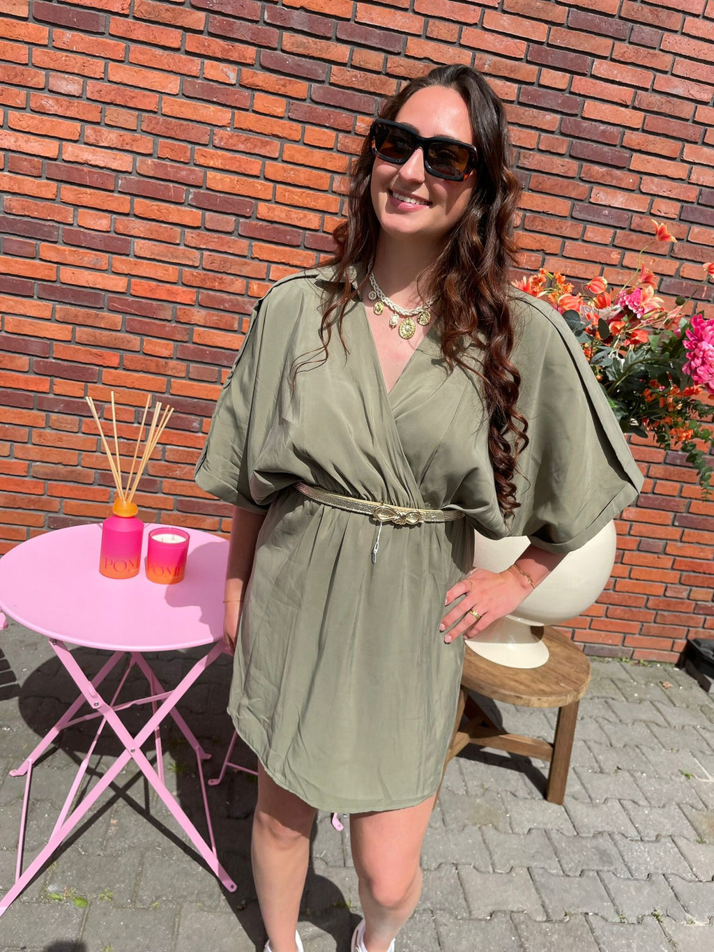 Jurk Guusje groen
