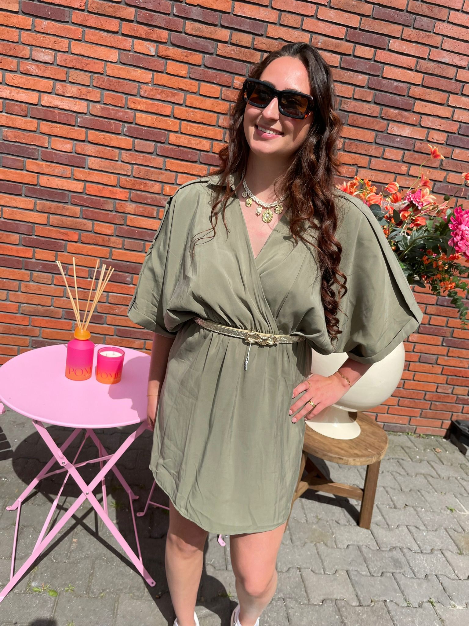 Jurk Guusje groen