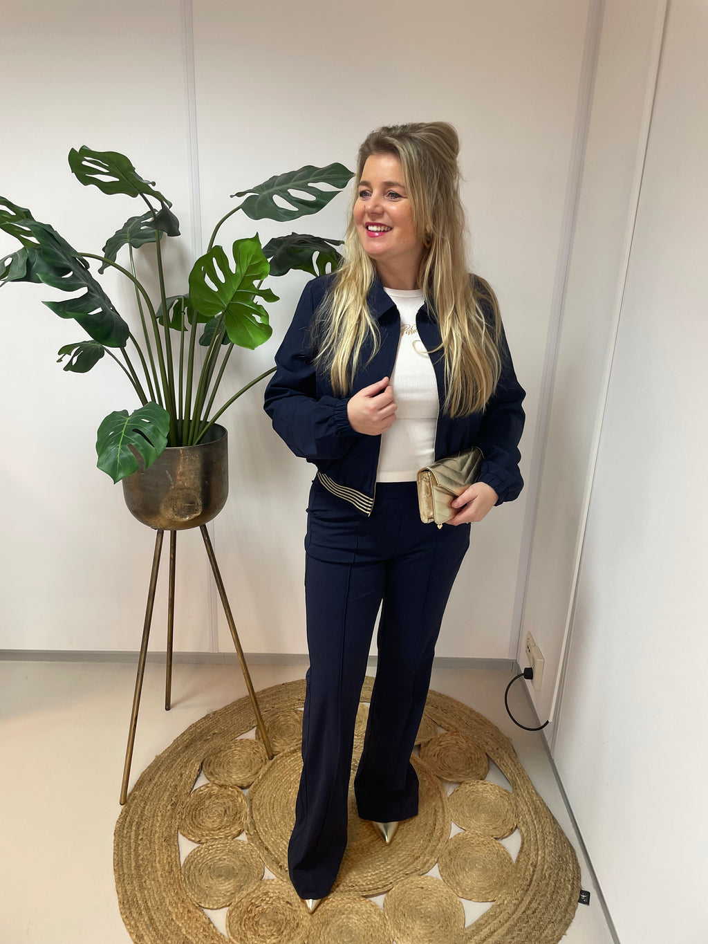 Triple Nine - Broek donkerblauw BR2301