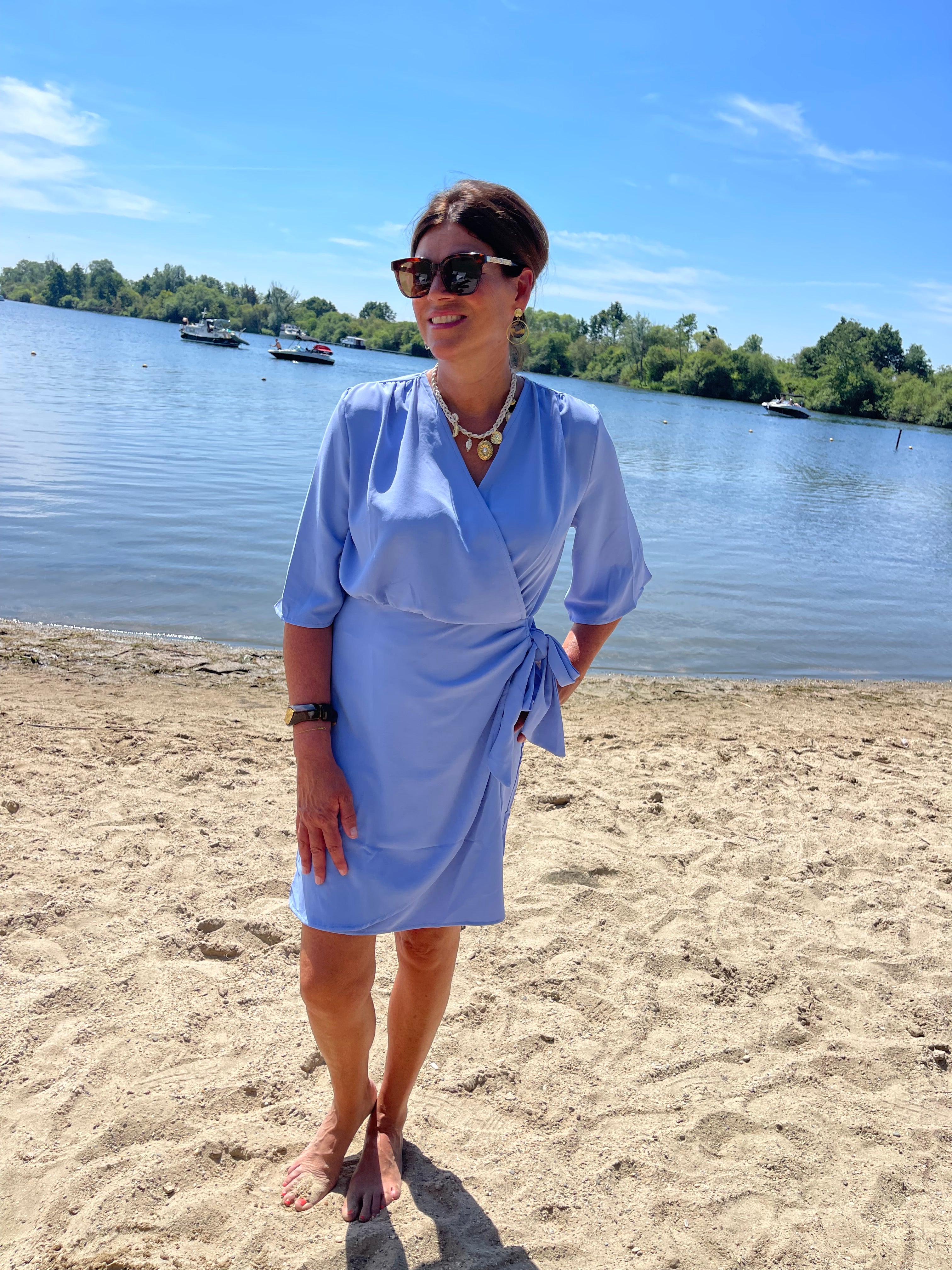 Jurk Sky Blauw