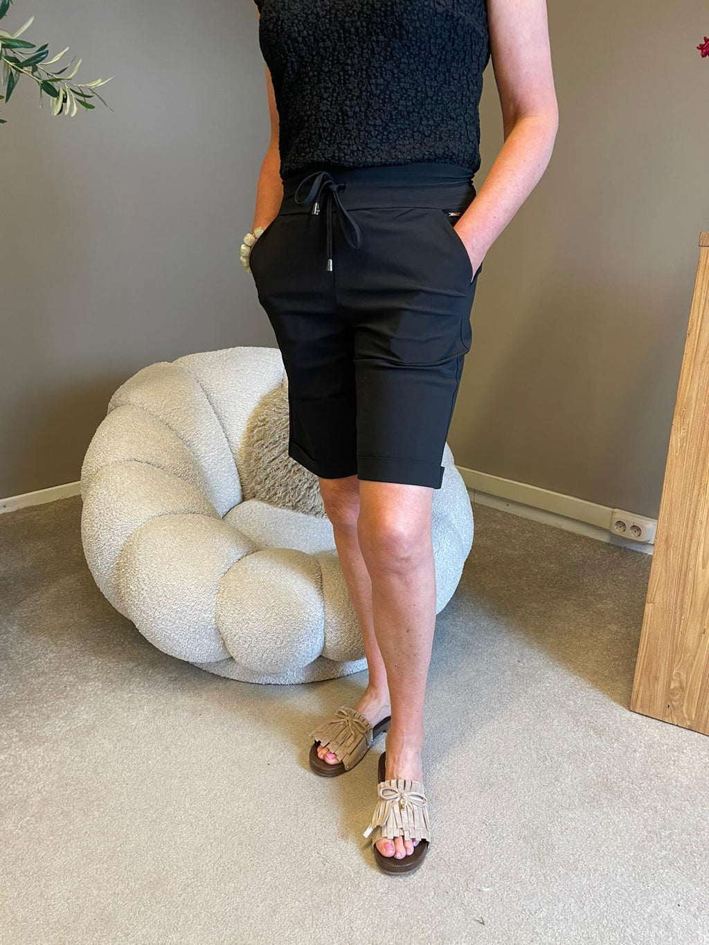 Mi Piace - travel short zwart MP202423