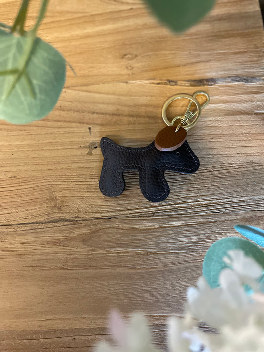 Sleutelhanger Doggie bruin