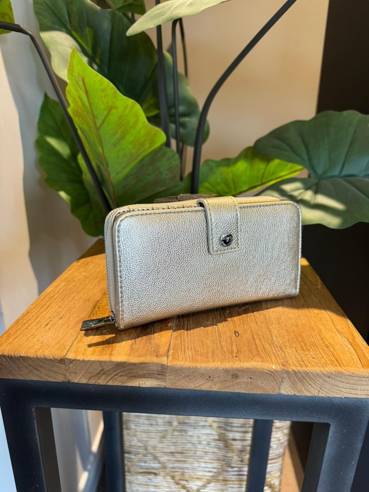 portemonnee groot goud