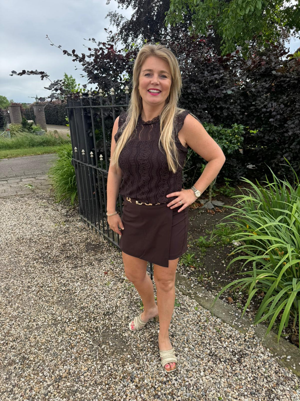 Mi Piace Skort Espresso MP202623