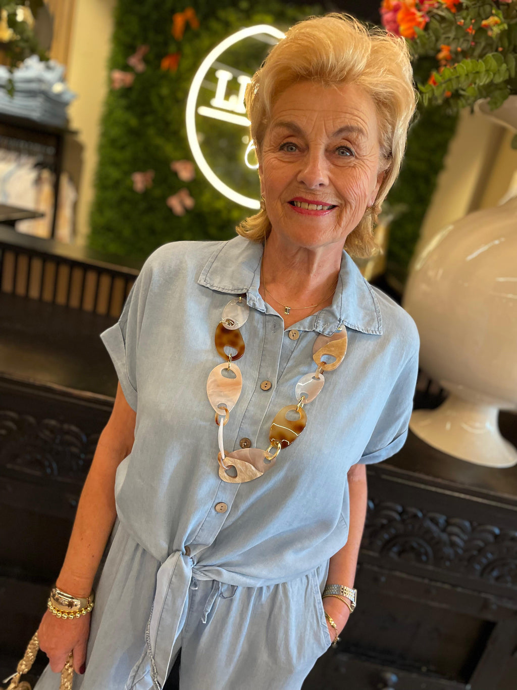 Spijkerblouse Sylke