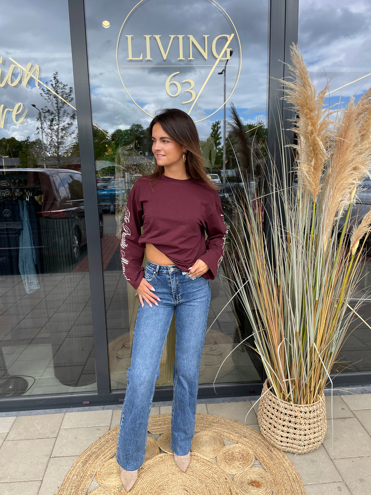 Longsleeve Co bordeaux