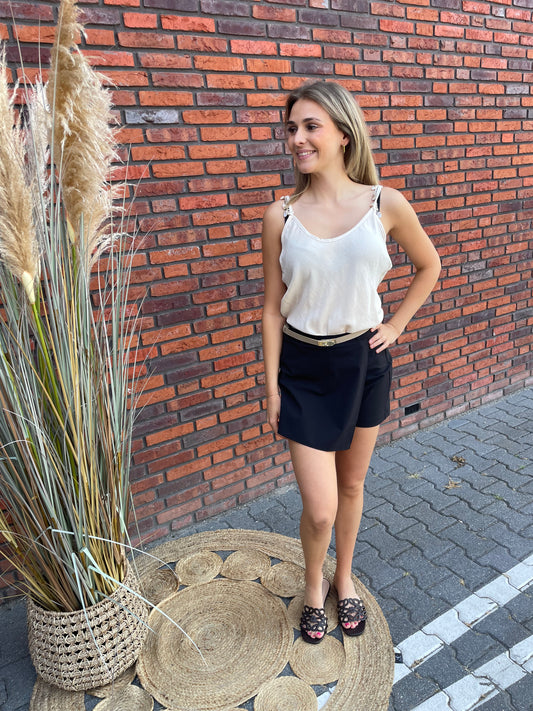 Top Schelp beige