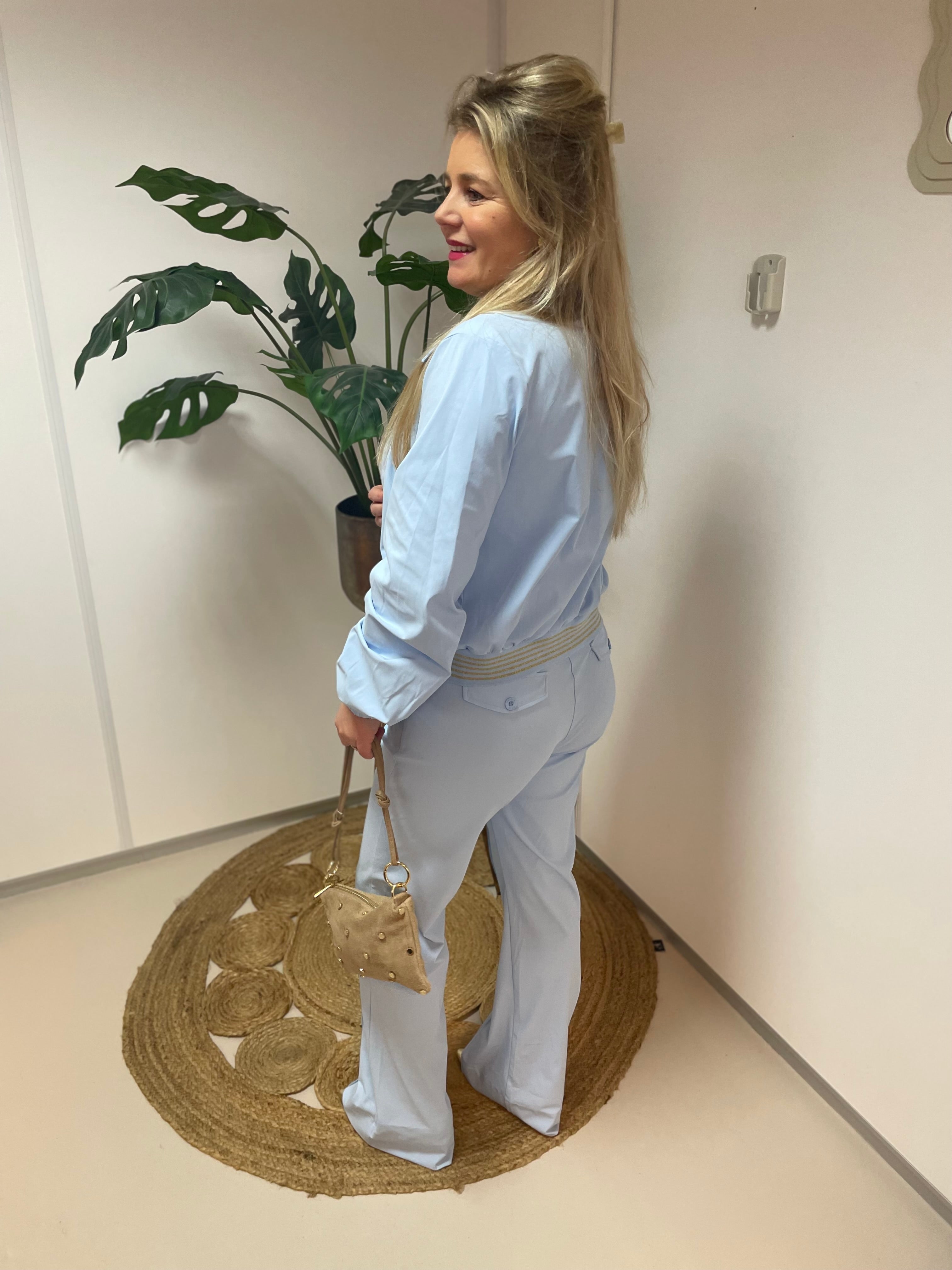 Triple Nine - Broek lichtblauw BR2301