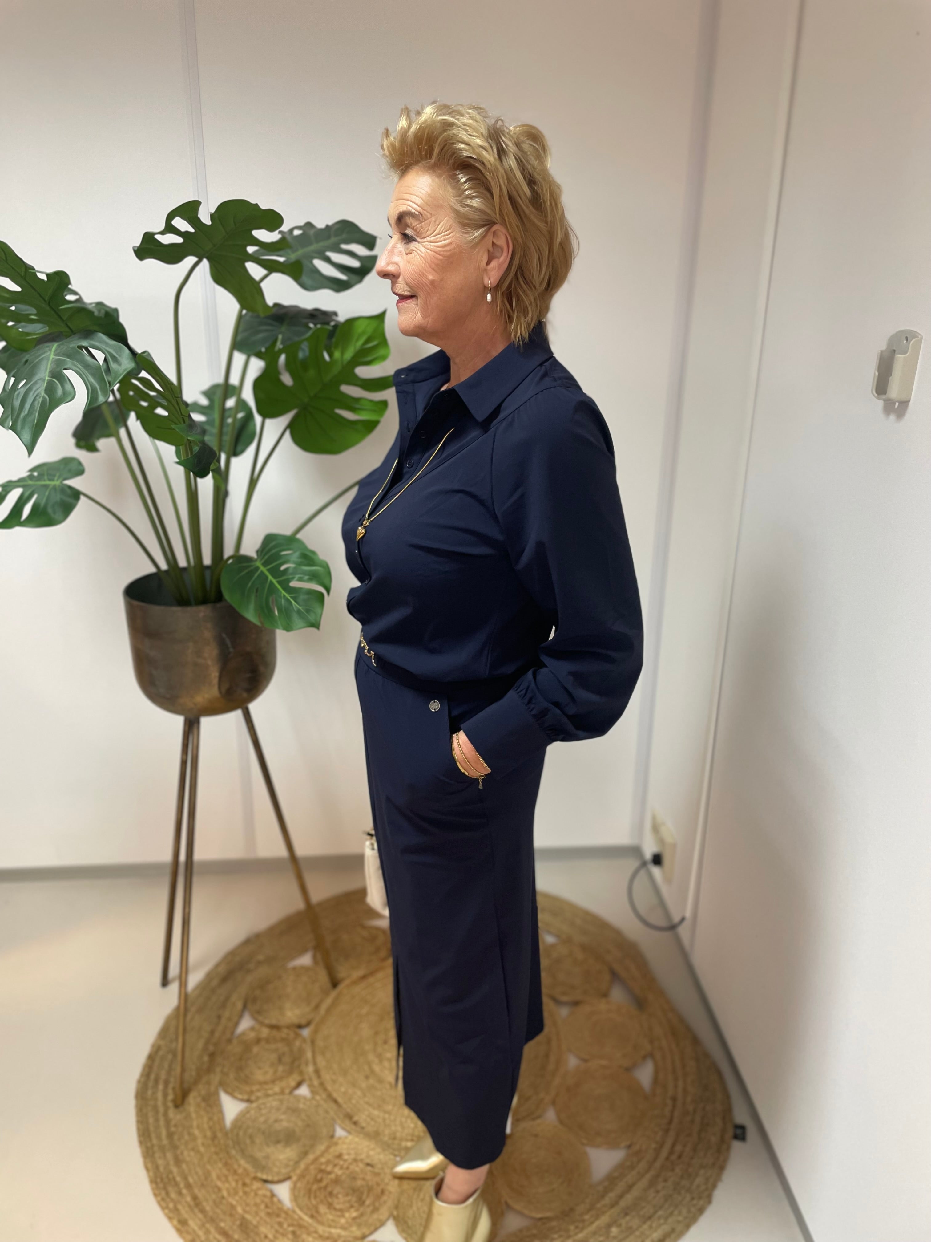 Triple Nine - Rok donkerblauw Rk7302