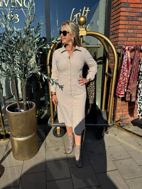 Triple Nine - Jurk Cameron Beige JK51811