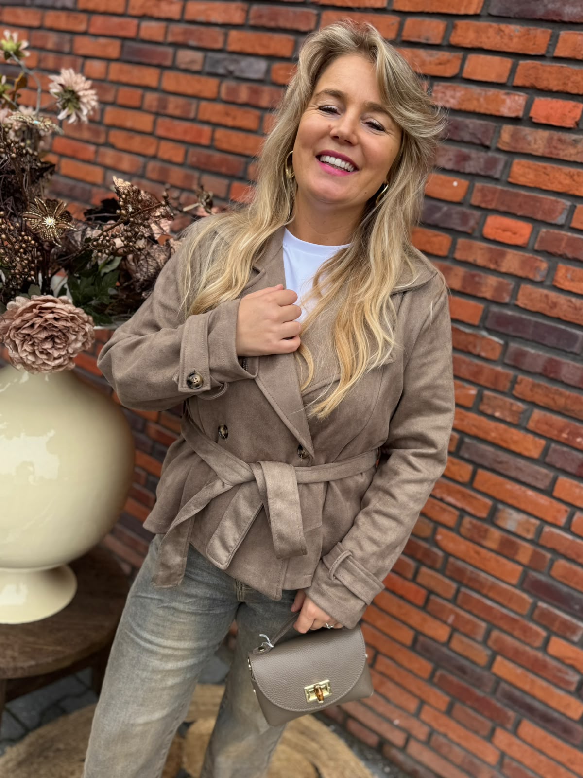 Jas Aylin taupe