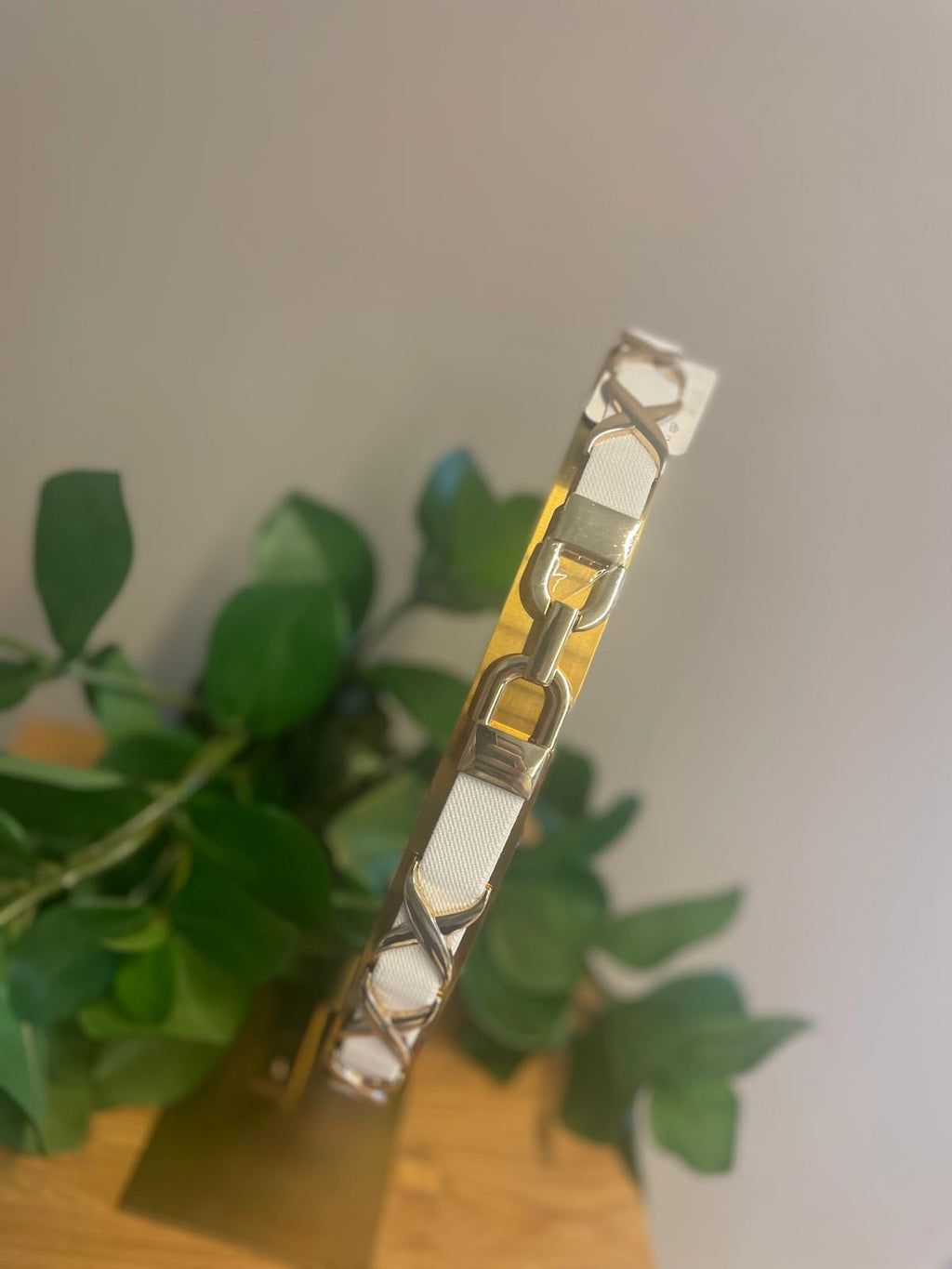 elastische riem wit