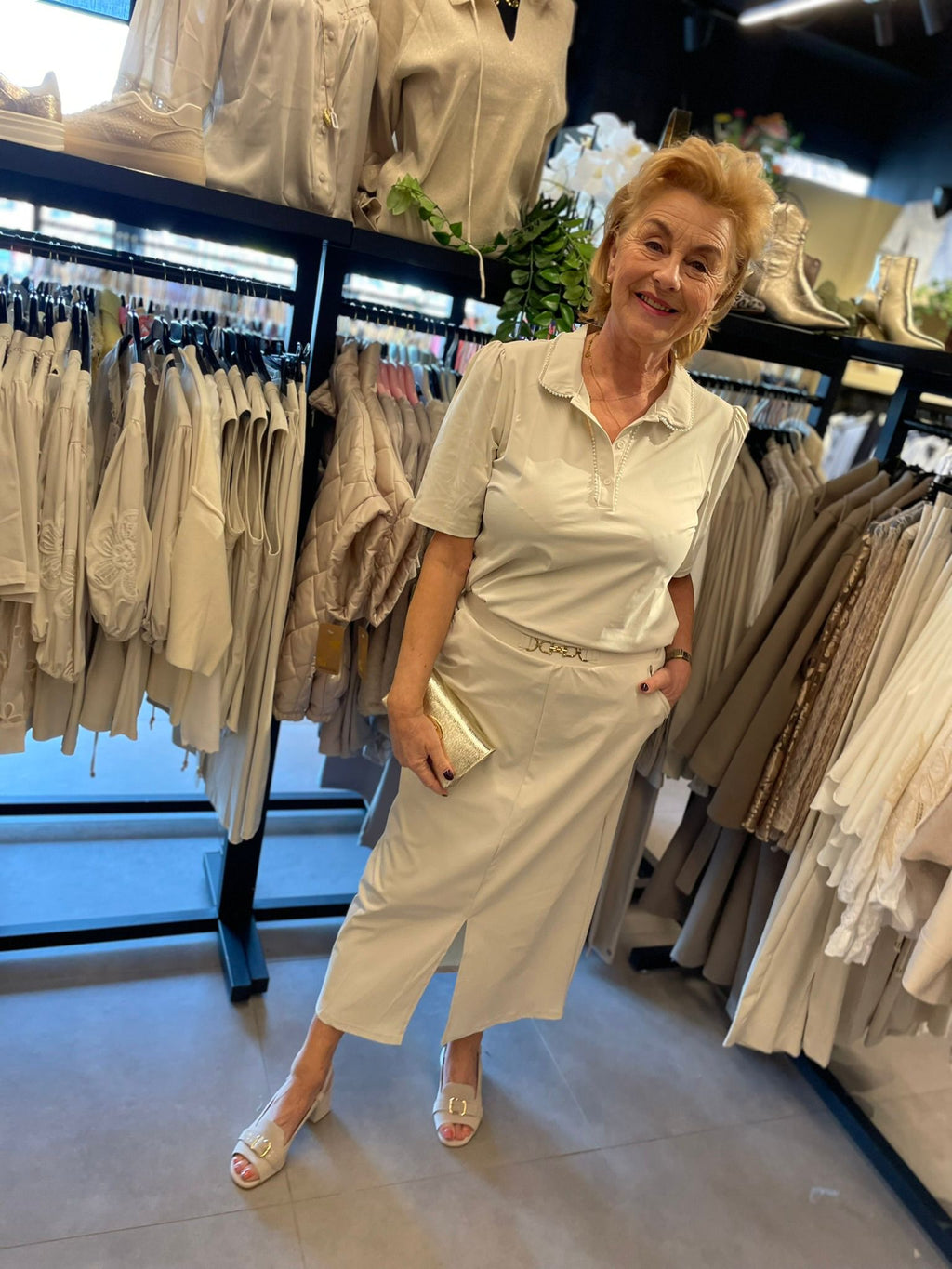 Triple Nine 6941- Blouse met parels kit
