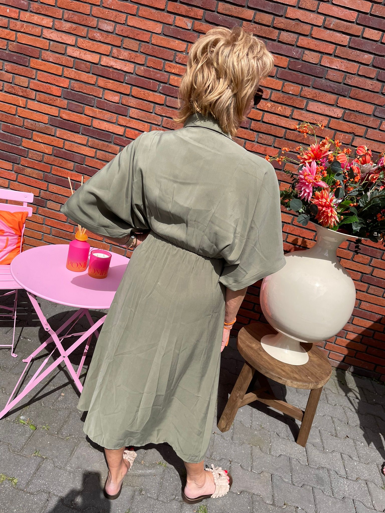 Jurk Esther groen