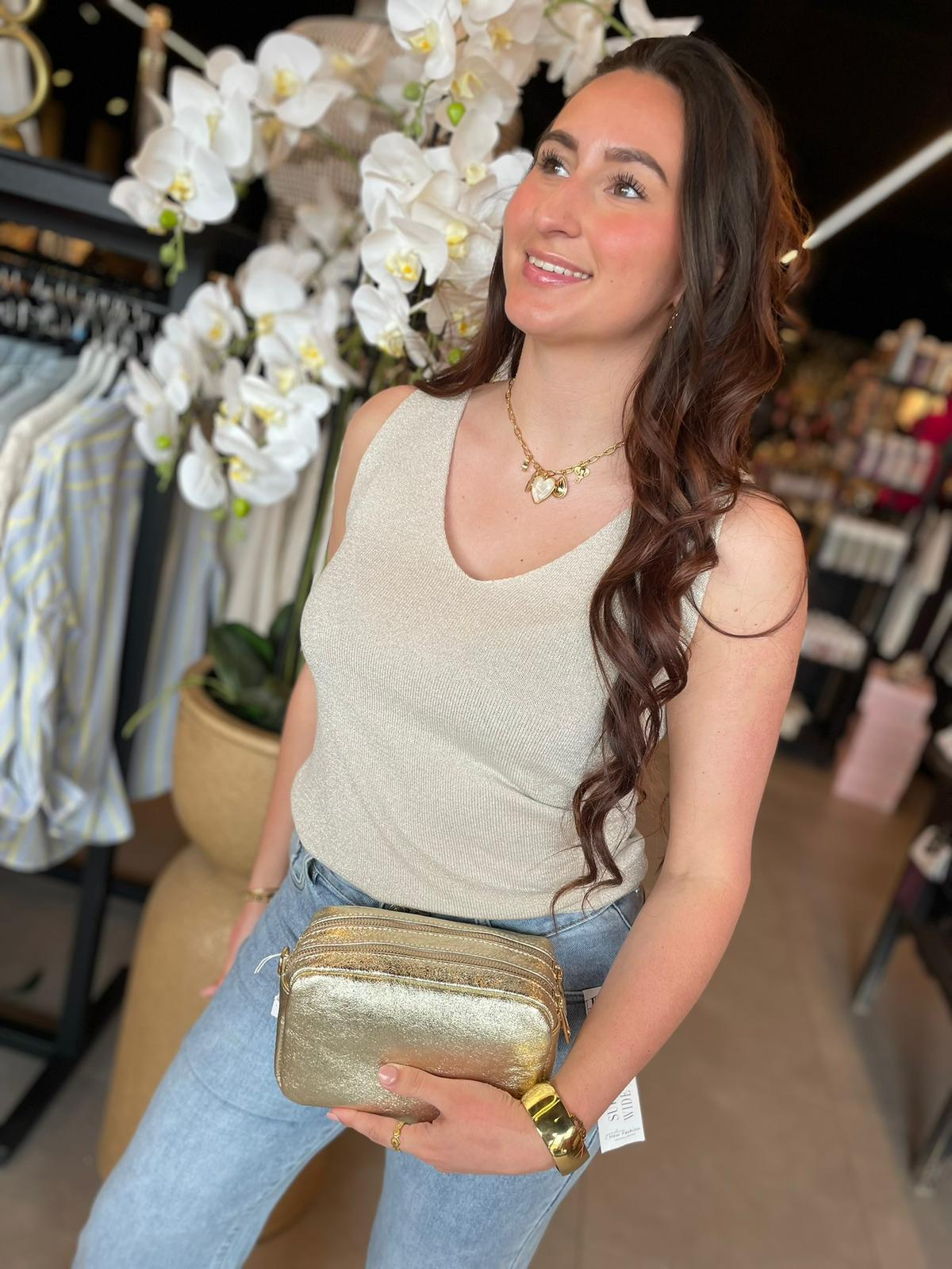 Top Triple Nine beige Selma