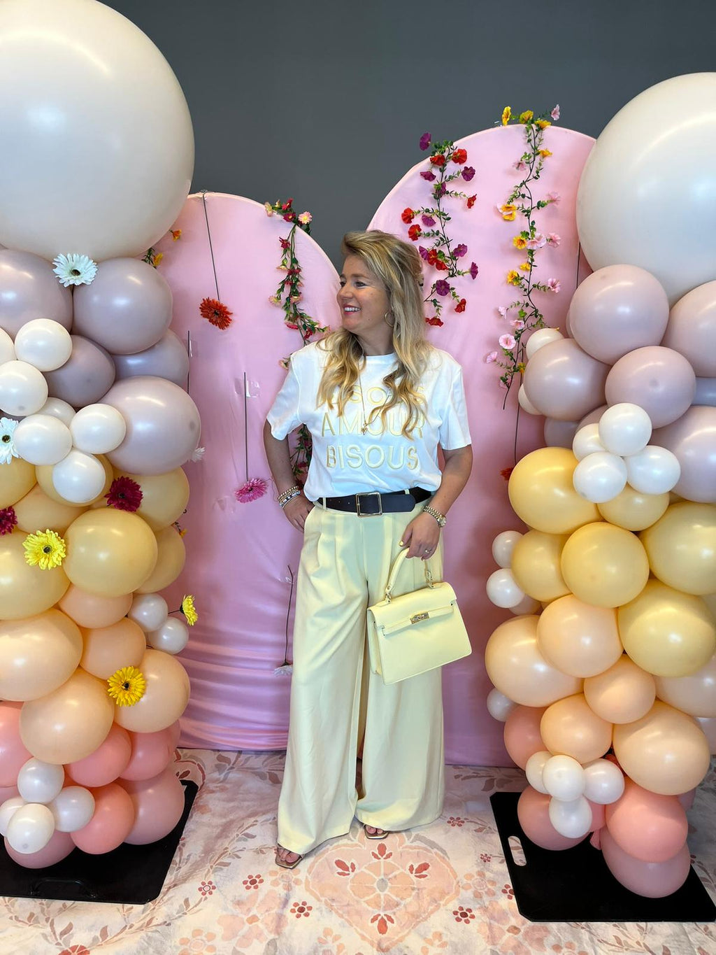 Pantalon Lauren geel