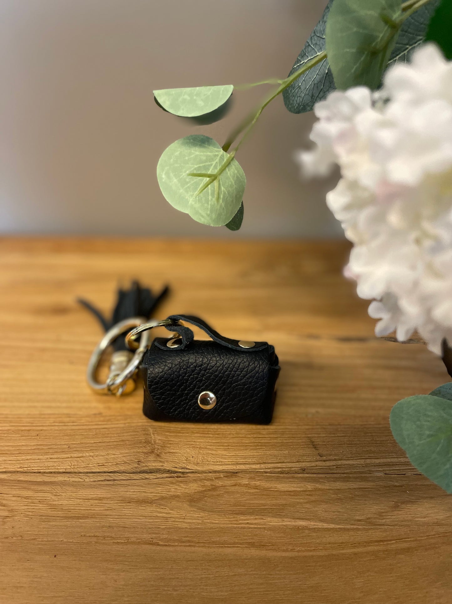 Sleutelhanger Mini tasje zwart