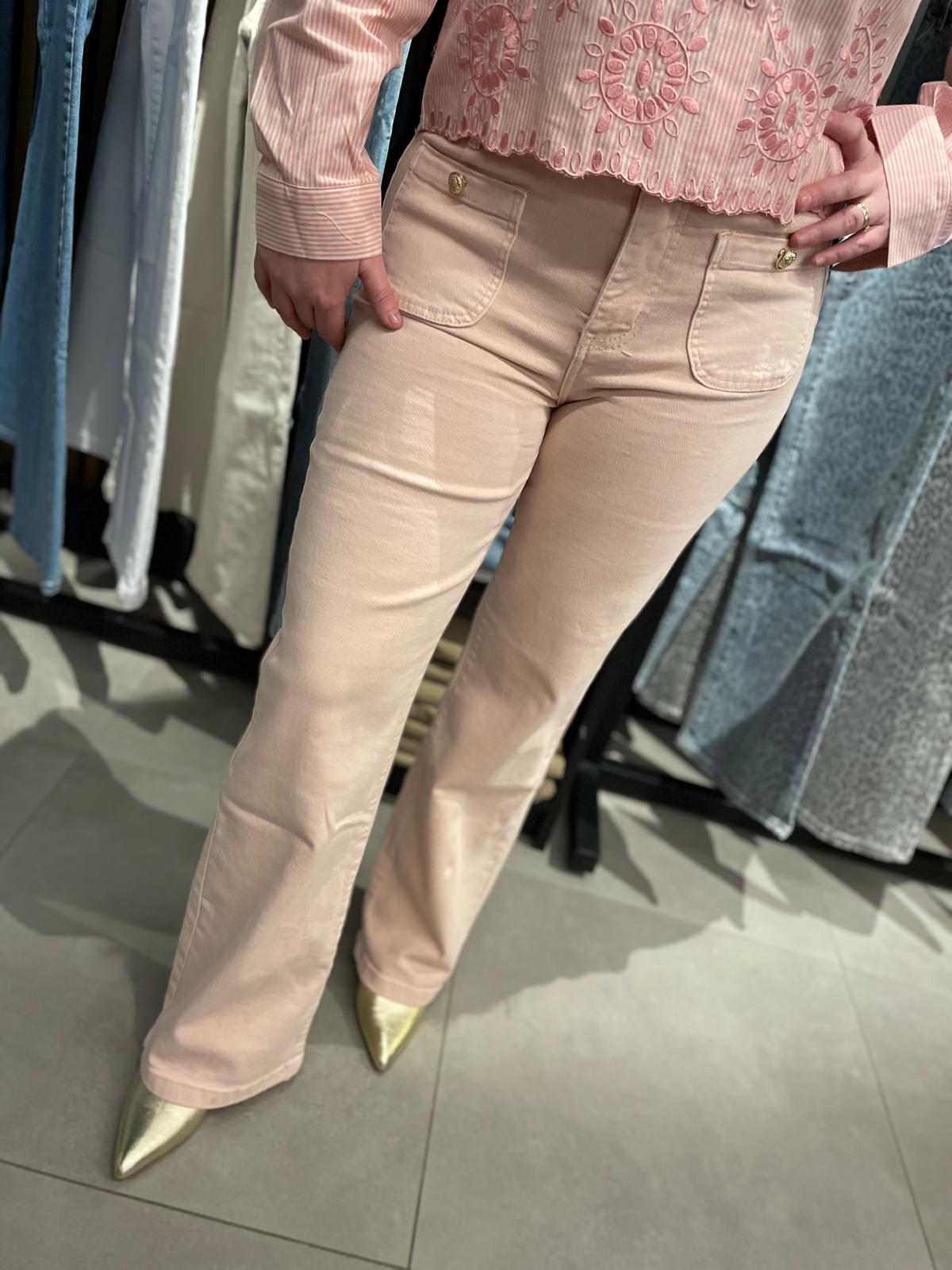 Jeans Feline Roze 77352U#