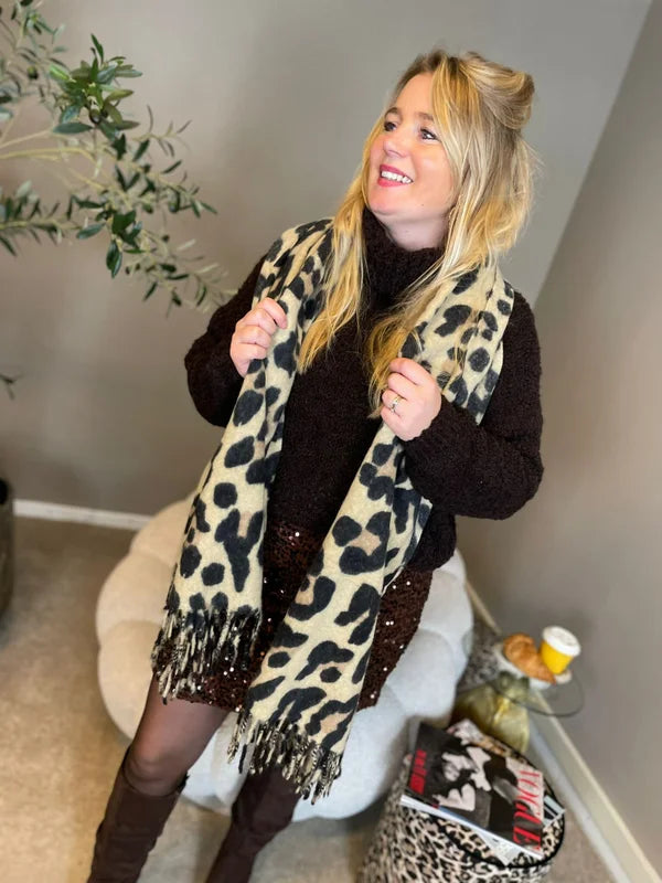 Sjaal panter Emily
