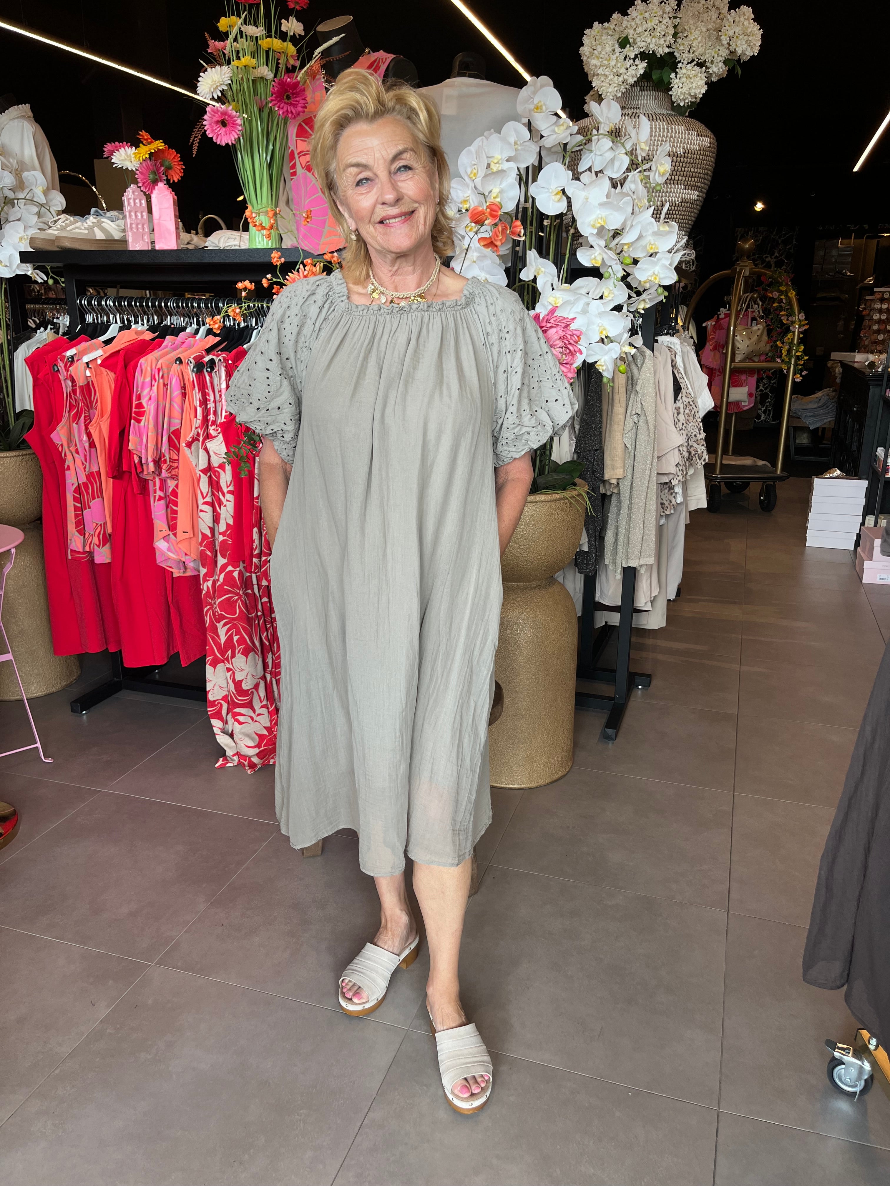 Jurk Biba Taupe