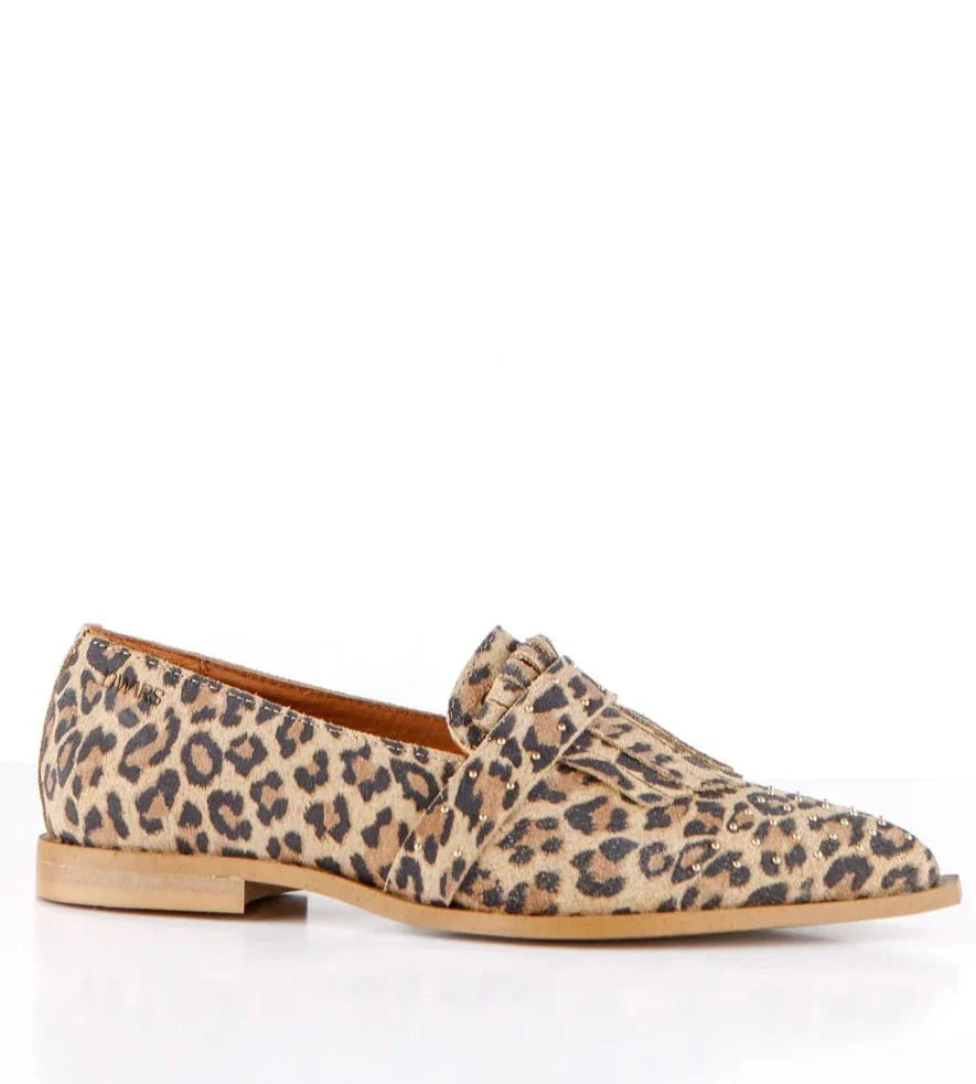 Dwars Loafers Tijgerprint
